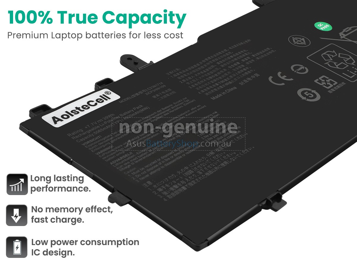Asus C21N1714 battery replacement