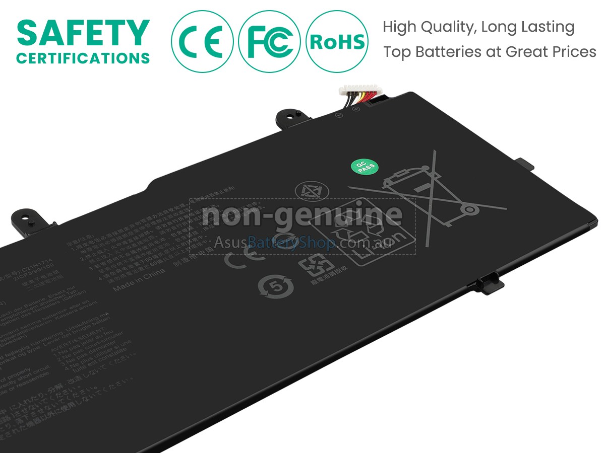Asus C21N1714 battery replacement