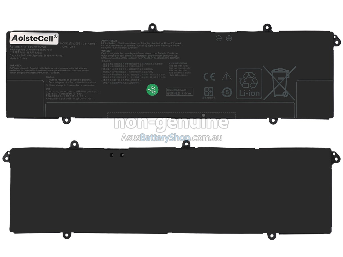 Asus VivoBook K5504VA-BN199W battery replacement