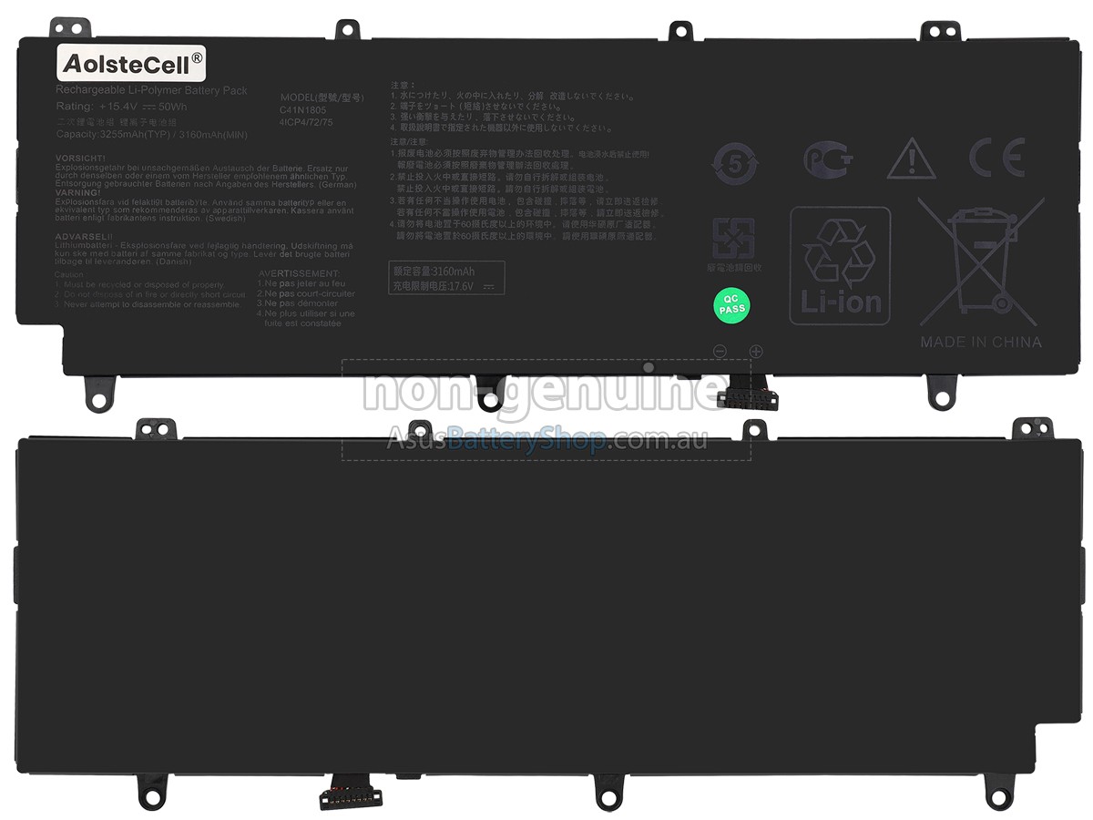 Asus Rog ZEPHYRUS S GX531GM-ES005T battery replacement