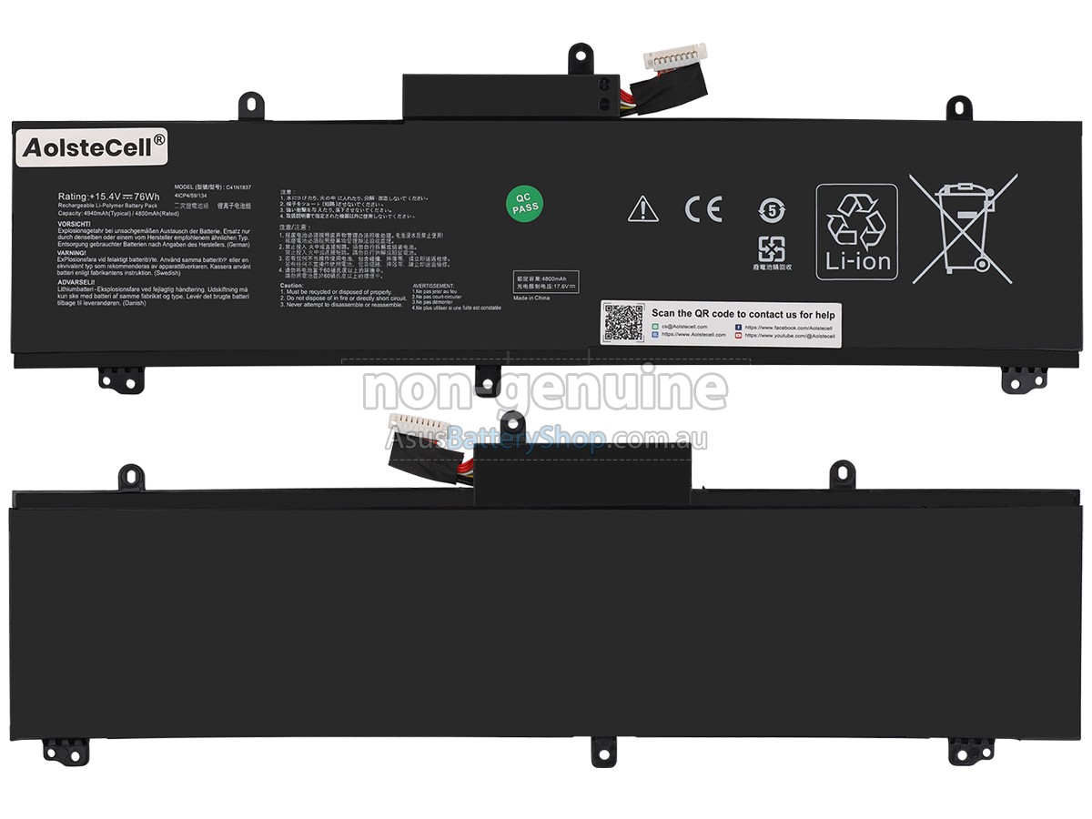 Asus Rog ZEPHYRUS FX516PM battery replacement