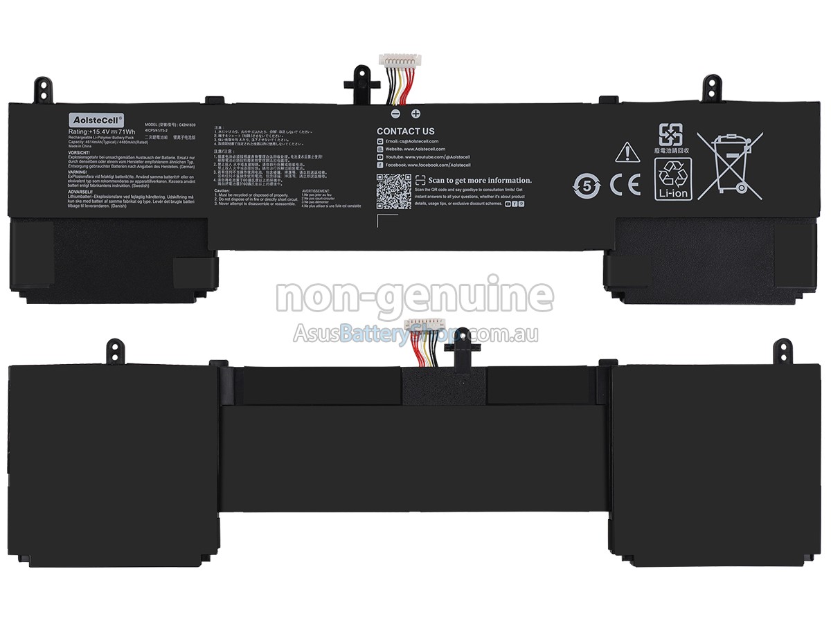 Asus ZenBook Flip Q537FD battery replacement